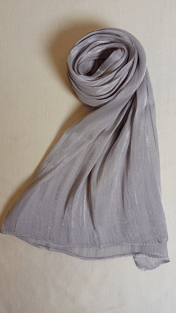 Organza Sheen Silk - Ash Grey